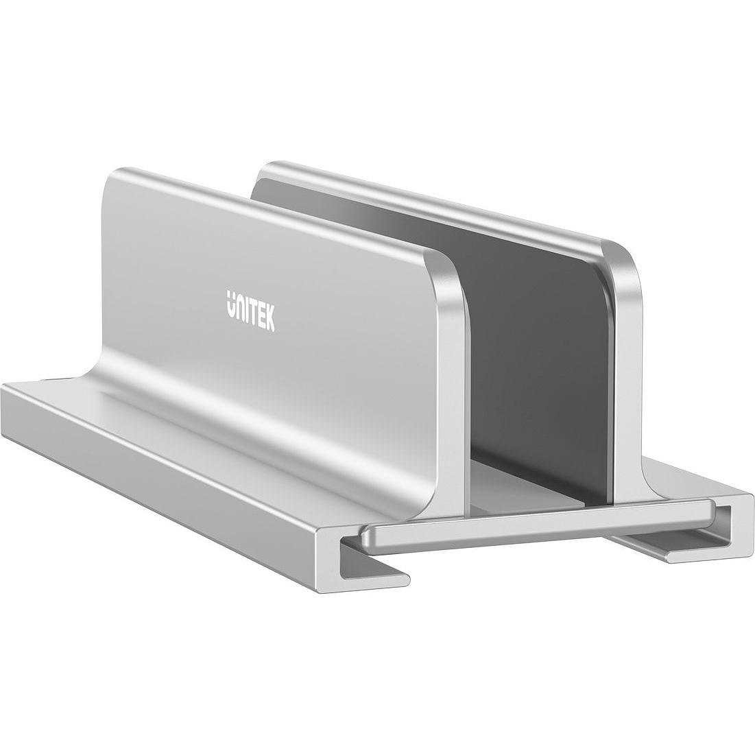 Unitek Stojak na laptopa, pionowy, alluminio, Supporto per notebook