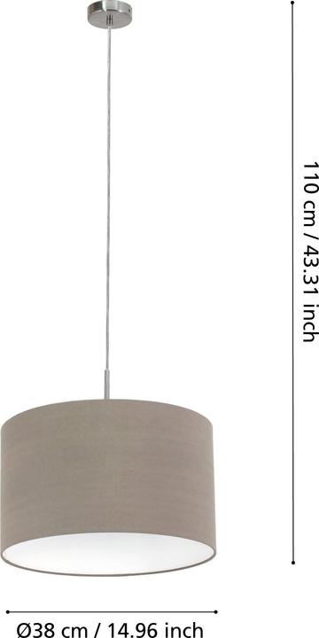 Actual product image EGLO Pasteri (E27)