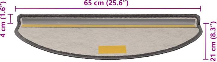 Immagine prodotto vidaXL Stufenmatte (65 x 21 cm)