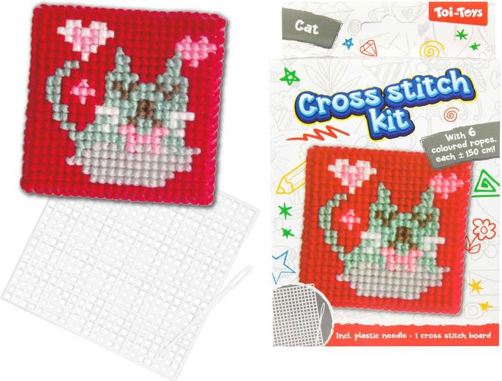 Actual product image Toi-Toys Stickset zum Basteln mit Motiv Kreuzstich
