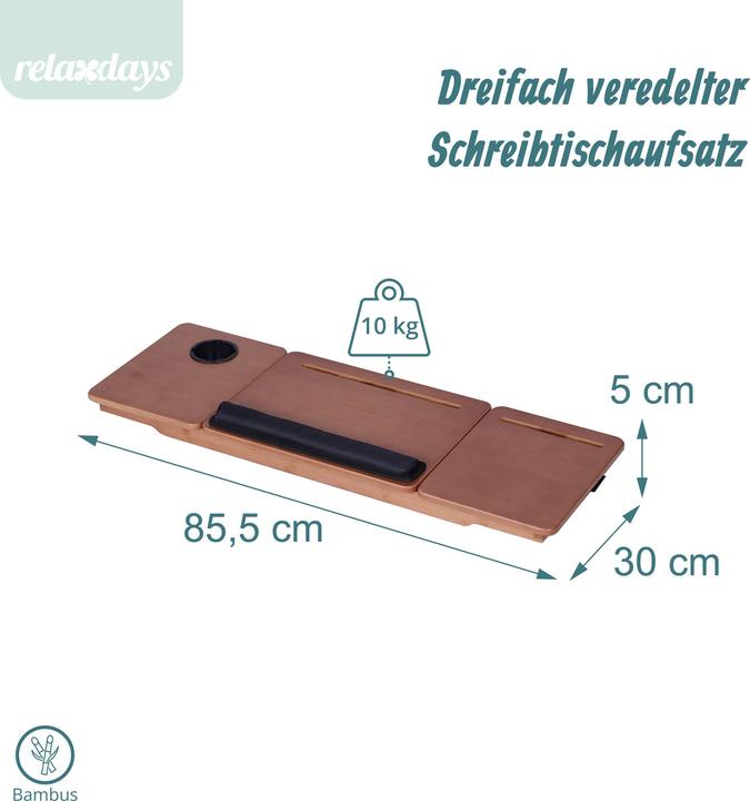 Image du produit Relaxdays Plateau de bureau pour tapis roulant