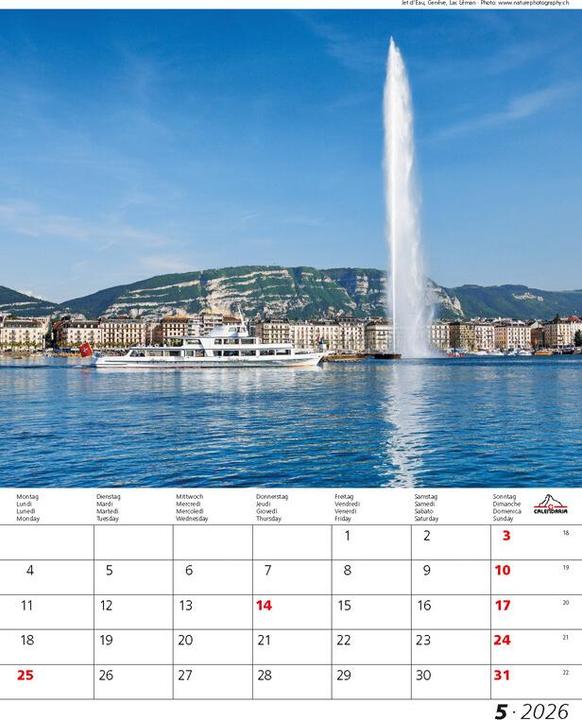 Produktbild Berge + Täler 2026 (30 x 40 cm)