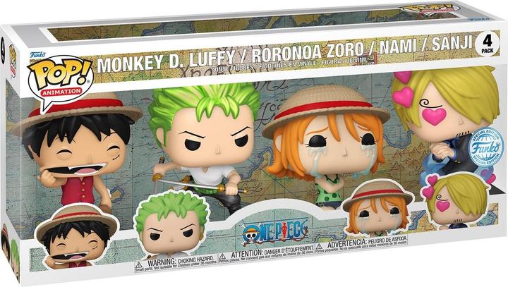 Image du produit Funko POP One Piece Exclusive Pack de 4 pièces