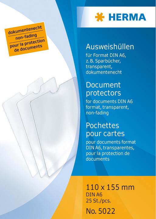 Image du produit Herma Couverture de la carte d'identité (A6, 1 x)