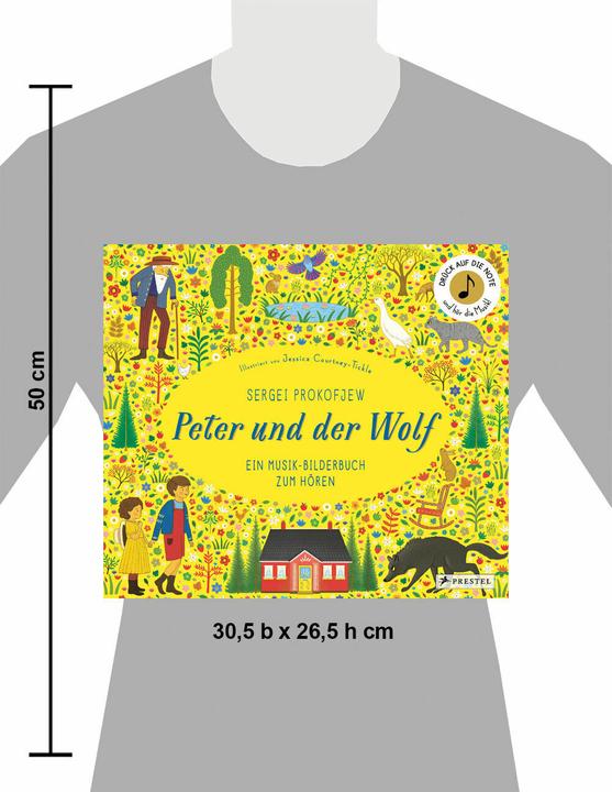 Produktbild Sergei Prokofjew. Peter und der Wolf (Deutsch, Jessica Courtney-Tickle, 2024)