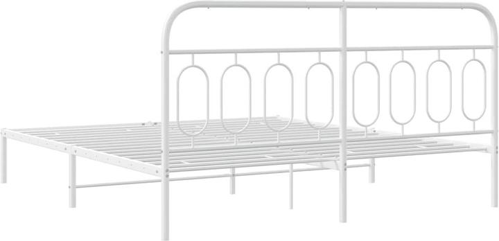 Actual product image VidaXL Bed frame with headboard (180 x 200 cm)