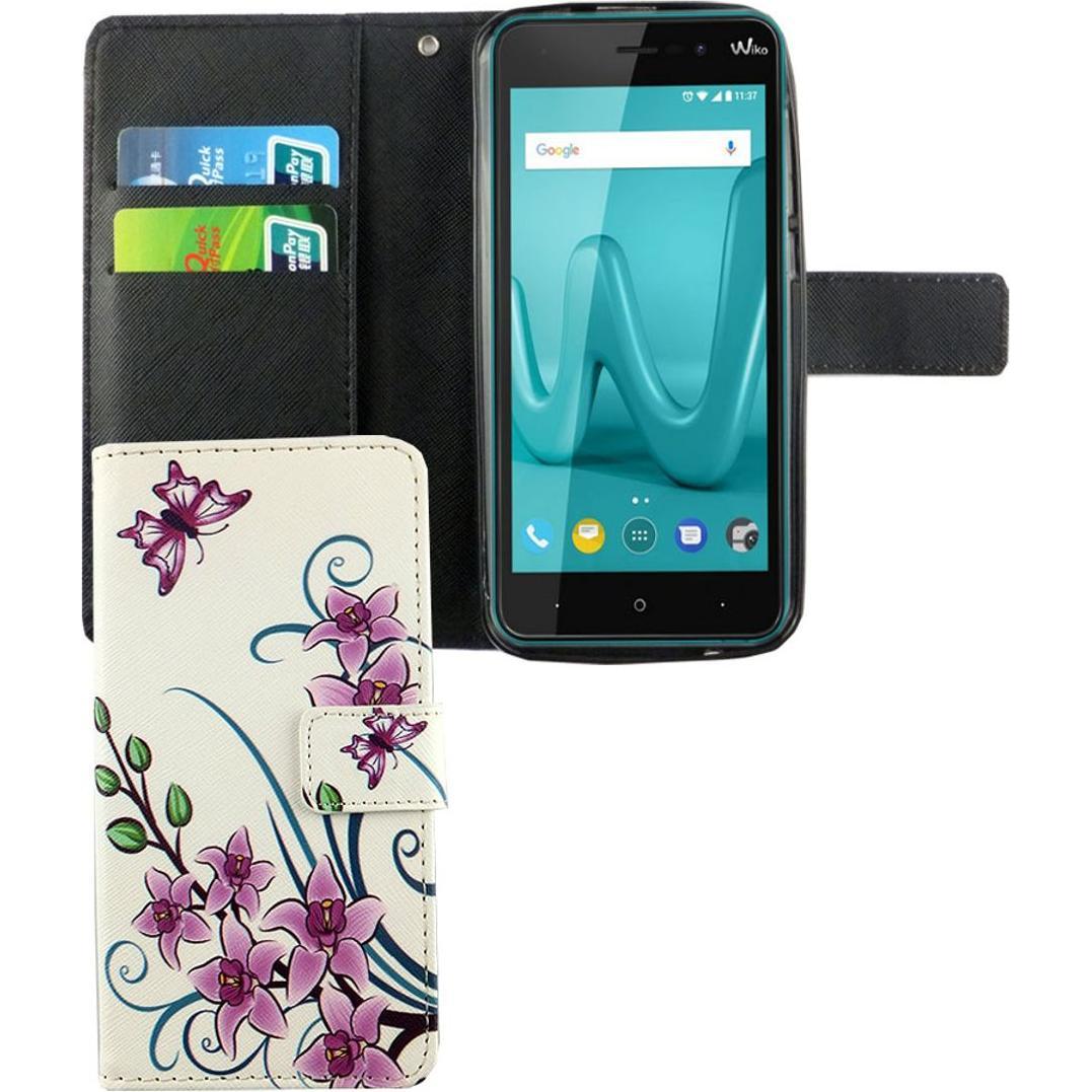 König Design Hülle Handy Schutz für Wiko Lenny 4 Case Cover Tasche Wallet Etui Handyhülle Neu (Wiko Lenny 4), Smartphone...