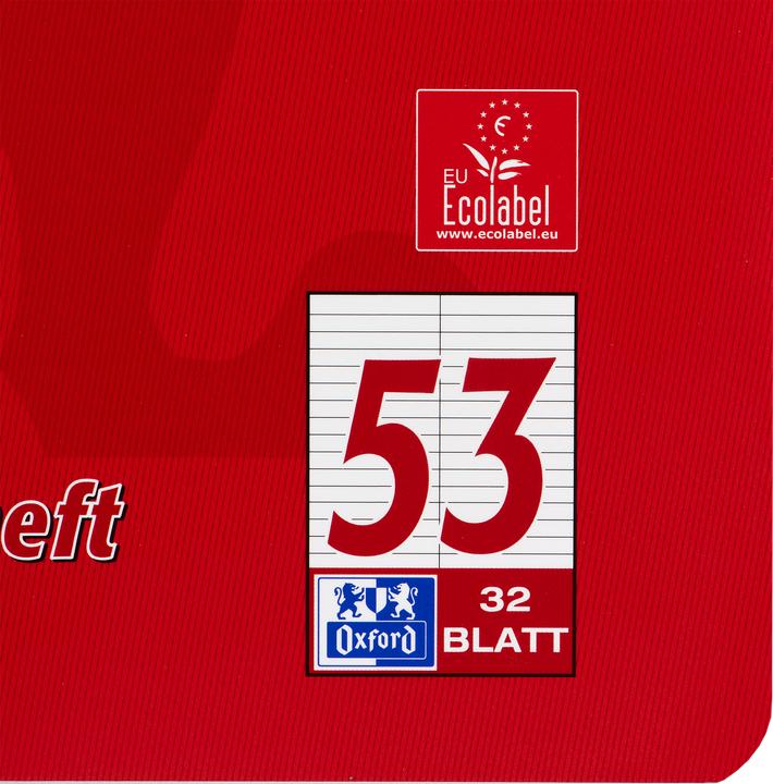 Produktbild Oxford Vokabelheft (A4, Liniert, Harter Einband)