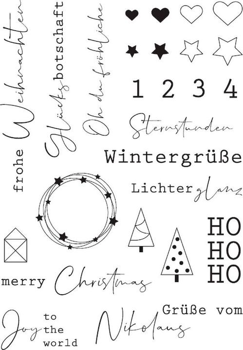 Produktbild VBS Silikonstempel "Lichterglanz"