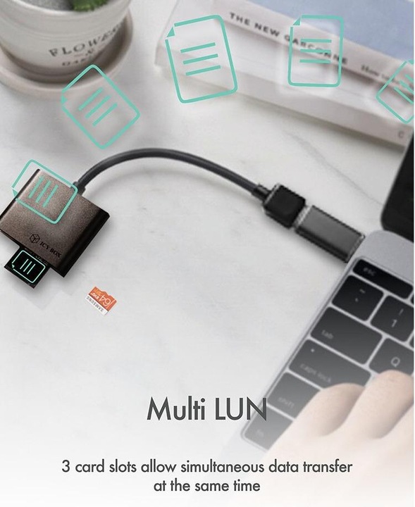 Produktbild Icy Box IB-CR301-U3, USB3.0 Multi-Kartenl. (USB 3.0)
