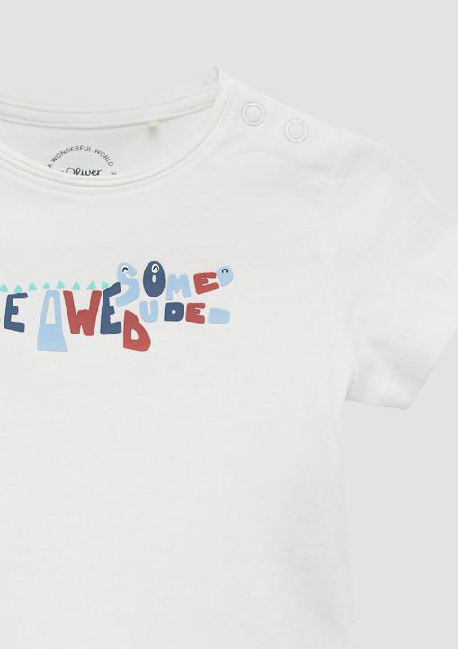 Produktbild S.Oliver T-Shirt Weiches Jersey-T-Shirt mit gummiertem Frontprint (62)