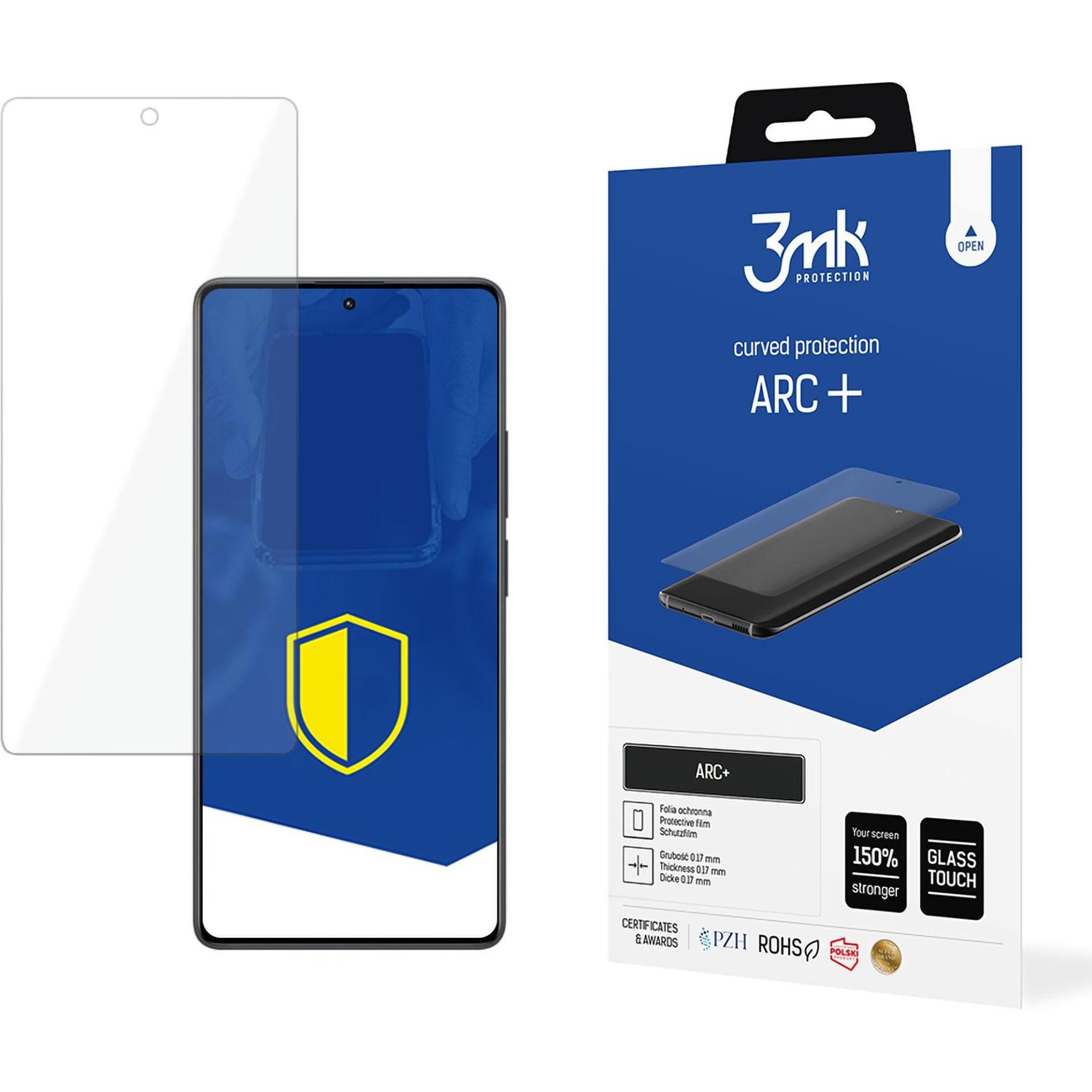 3Mk Nero Lamina Arc+ Su Redmi Note 13 Pro 4G (1 Pz., Xiaomi Redmi Note 13 Pro 4G), Pellicola Protettiva Smartphone,