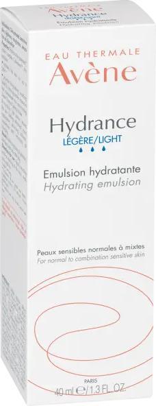Actual product image Avène Hydrance Light (40 ml, 24h cream, Up to SPF 10)
