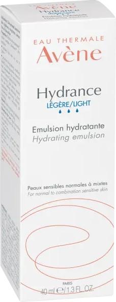 Actual product image Avène Hydrance Light (40 ml, 24h cream, Up to SPF 10)