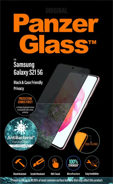 Produktbild PanzerGlass Case Friendly (1 Stück, Samsung Galaxy S21 5G)