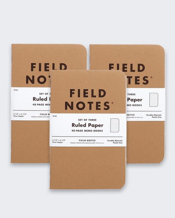 Actual product image Makenotes Notebook Original Kraft Line 3-pack (Lined)