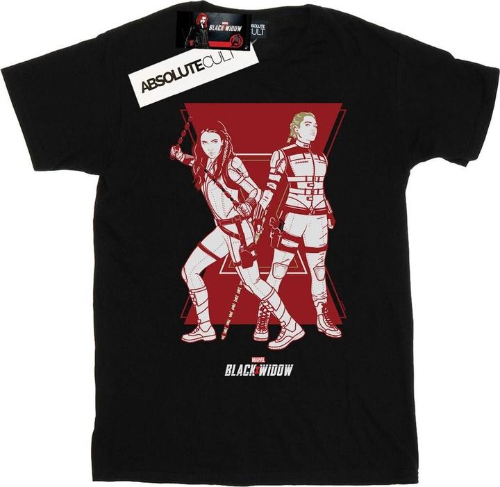 Produktbild Black Widow Movie Sisters Silhouette TShirt Jungen (104)