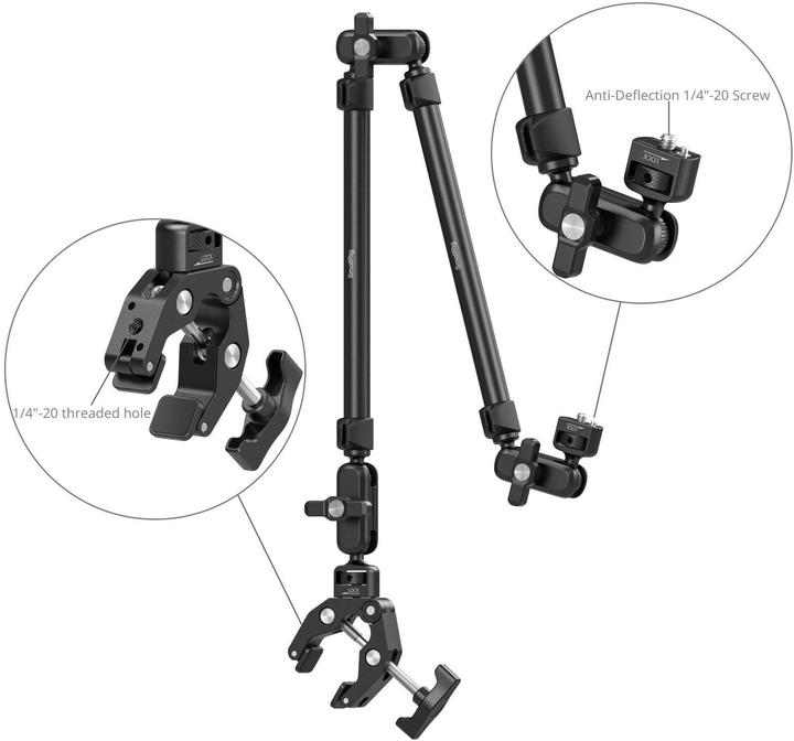 Productafbeelding SmallRig 5625 Desktop Magic Arm with Crab-Shaped Clamp Kit