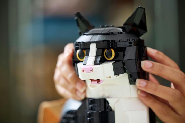 Produktbild LEGO Schwarz-weisse Katze (21349, LEGO Ideas, LEGO Seltene Sets)