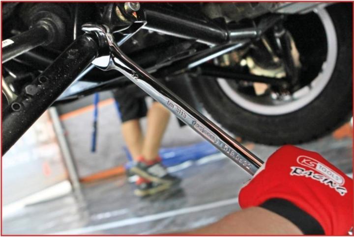 Produktbild KS Tools CHROMEplus Ringmaulschlüssel abgewinkelt (19 mm)