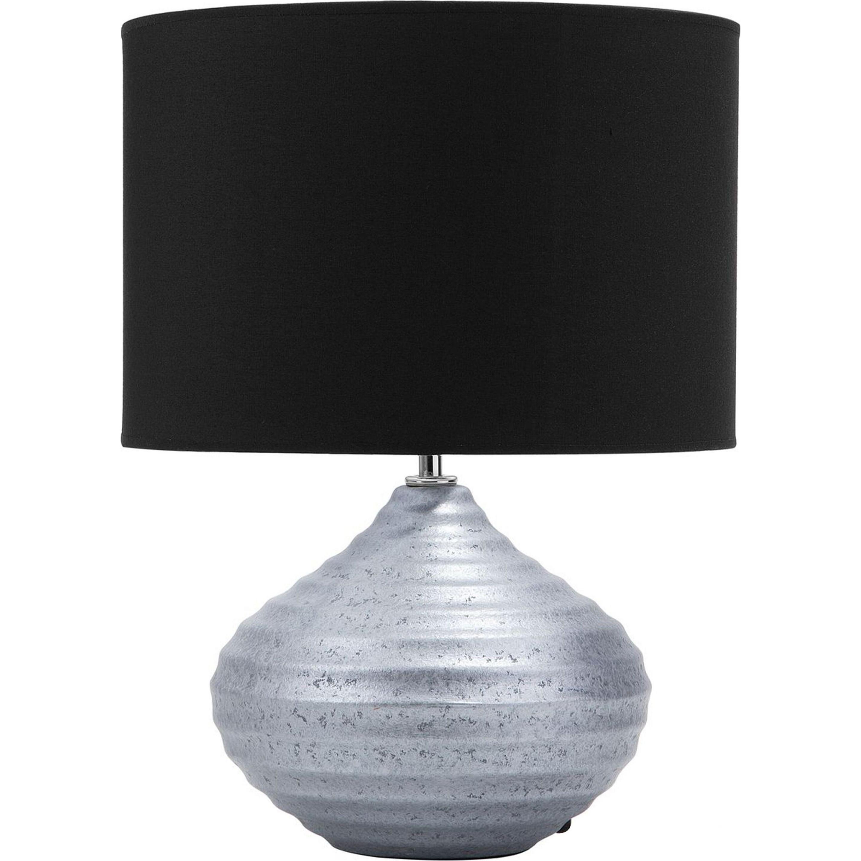 Beliani, Lampada Da Tavolo, Stalinė Lempa Lampka Stalinė Lempa Sidabrinis Kubanas (E27)