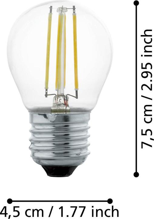 Actual product image EGLO Illuminant (E27, 4 W, 350 lm, 1 x, F)
