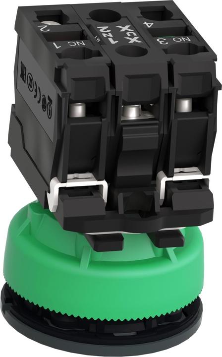 Produktbild Schneider Electric Leuchtdrucktaster, kompl, Flush, XB5FW33M5