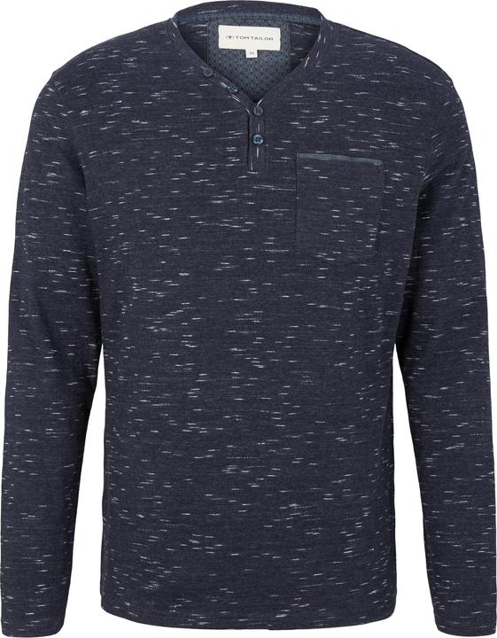 Actual product image Tom Tailor Longsleeve Langarmshirt mit Henleyausschnitt (M)