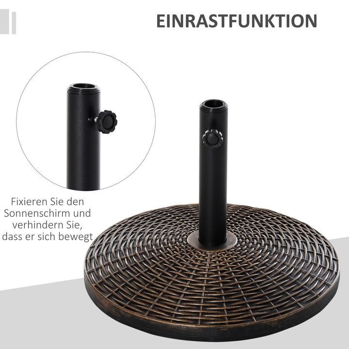 Produktbild Outsunny Sonnenschirmständer