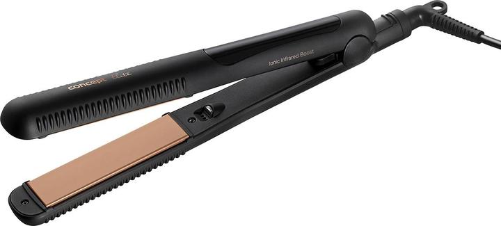 Immagine prodotto Concept VZ6020 Strumento per lo styling dei capelli Piastra nera bronzo 46 W 2 5 m (Piastra per capelli)