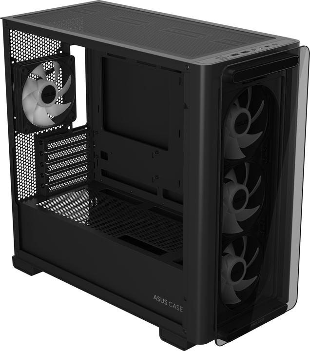 Actual product image ASUS Go A23 PLUS TG ARGB BLACK (mATX, Mini-ITX)