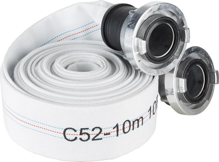 Geka Karasto Bauflachschlauch mit C Kupplung 52 mm 15 Meter (15 m, 52 mm)