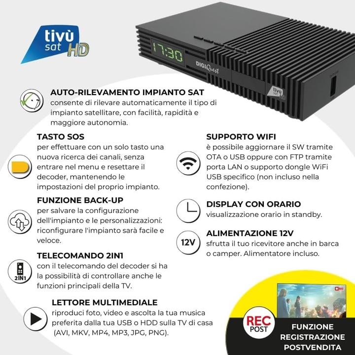 Actual product image Digiquest TIVùSAT TI9 (DVB-S2)