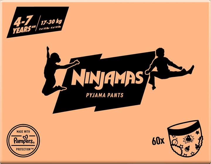 Produktbild Pampers Ninjamas (Gr. M, Monatsbox, 60 Stk.)