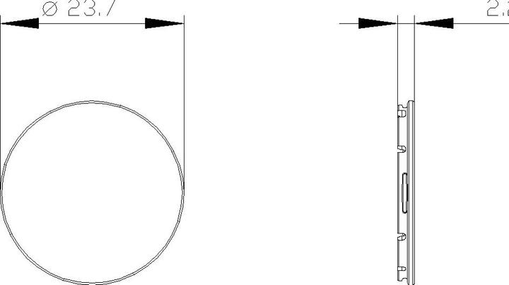 Image du produit Siemens Bouton Plat Vert Pour Bouton-Poussoir