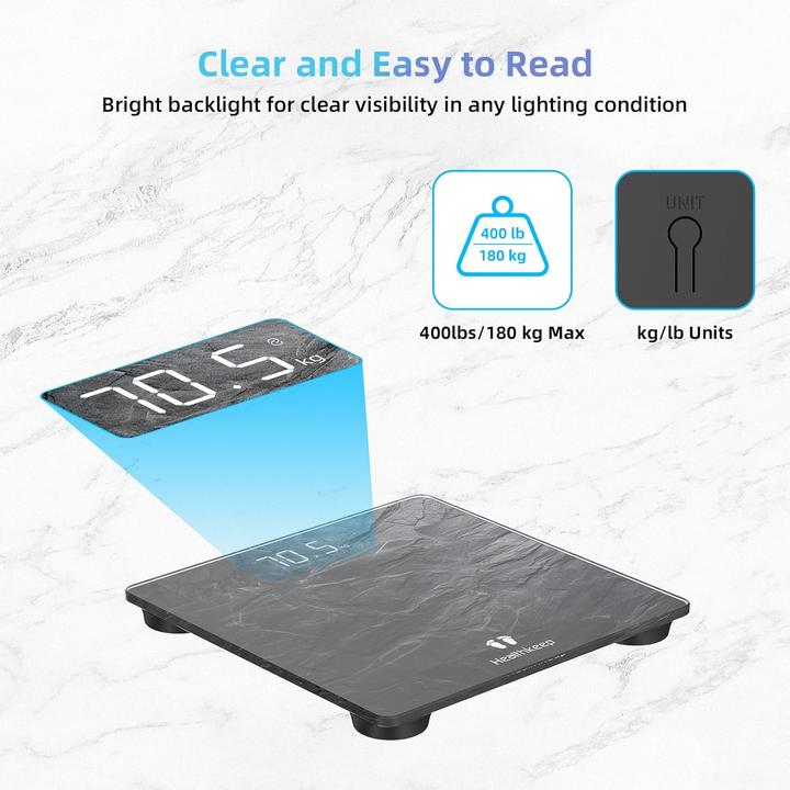 Actual product image Healthkeep Digitale Personenwaage (180 kg)