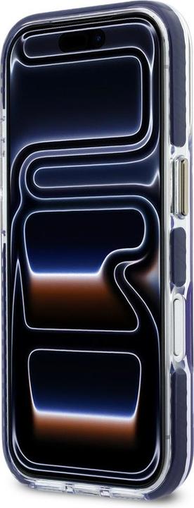Productafbeelding Lacoste Etui Shockproof Transparent Frosted Gold Logo MagSafe do iPhone 17 Pro Max marine (Apple iPhone 17 Pro Max)
