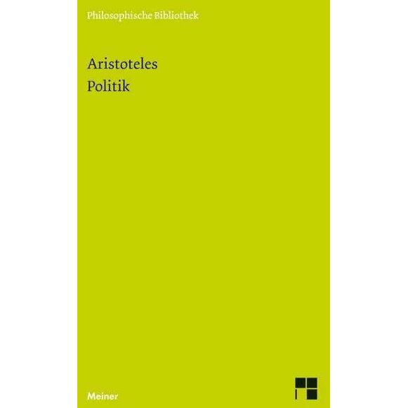 Politik, Fachbücher von Aristoteles, Eckart Schütrumpf
