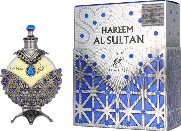Actual product image Khadlaj Hareem Sultan Blue - concentrated perfumed oil without alcohol - 35 ml (Extrait De Parfum, 35 ml)
