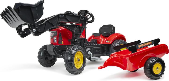 Produktbild Falk Supercharger Bergbautraktor mit Schaufel und Anhänger