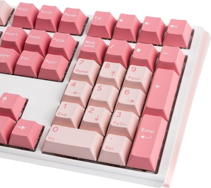 Actual product image Ducky One 3 Gossamer Pink Gaming Keyboard - MX-Blue (US) (US, Cable)
