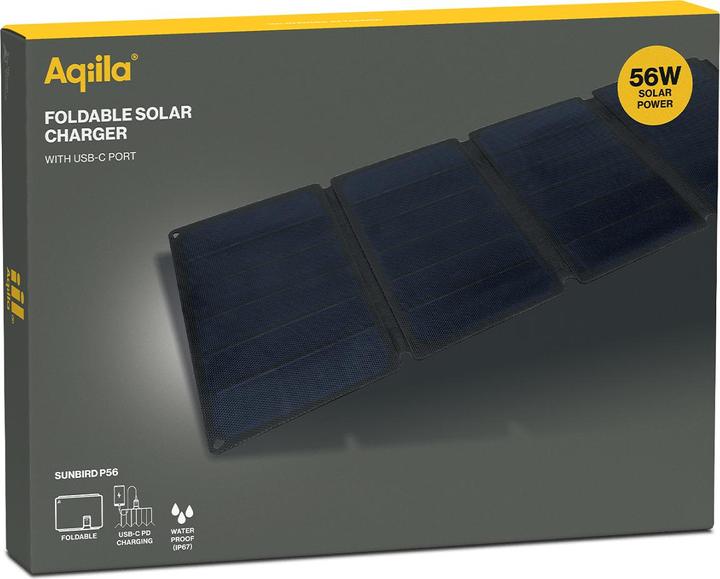 Image du produit Aqiila Sunbird P56 - Panneau solaire pliable (56 W, 1.34 kg)