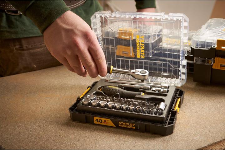 Actual product image Stanley Socket set STAK 1/4, 48 pieces (1/4")