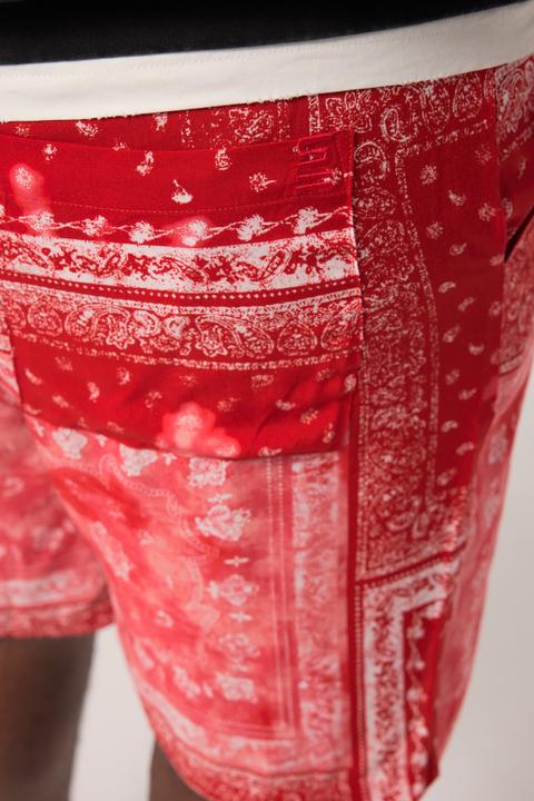 Actual product image Sthuge Bermuda shorts, elasticated waistband, all-over print, up to 8 XL (L)