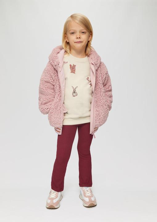 Produktbild s.Oliver Sweatshirt Wärmendes Sweatshirt mit Glitzer-Details (98)