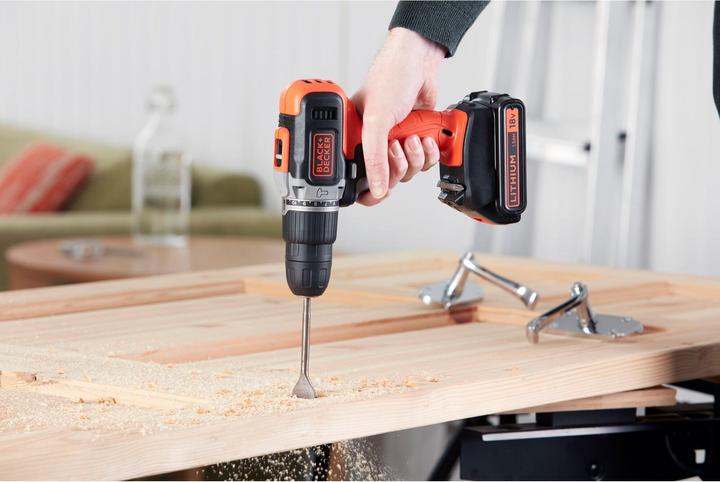 Produktbild Black & Decker Black+Decker BCD003C2KQW Schlagbohrmaschine 18V inkl. Koffer