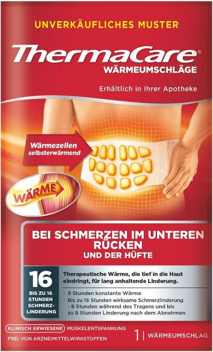 Produktbild Thermacare Rückenumschläge S-XL zur Schmerzlinderung, 1 St. Umschläge (1x)