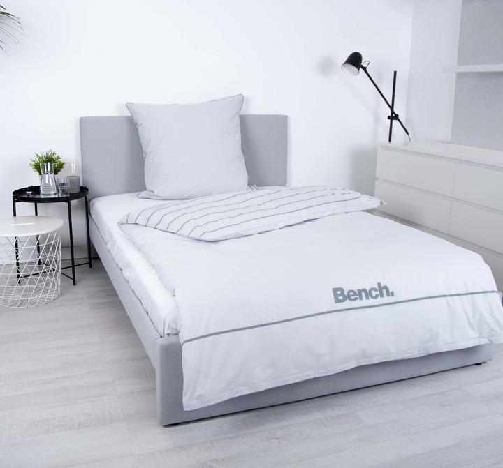 Image du produit Herding Klaus GmbH Garniture de lit Bench à rayures noir/blanc (Housse de couette, 160 x 210 cm)