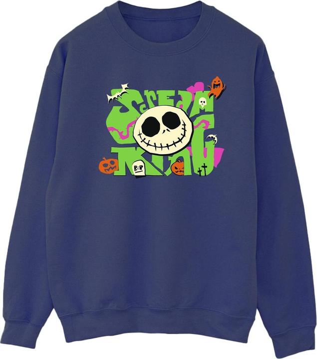 Actual product image The Nightmare Before Christmas Mens Scream Sweatshirt (4XL)