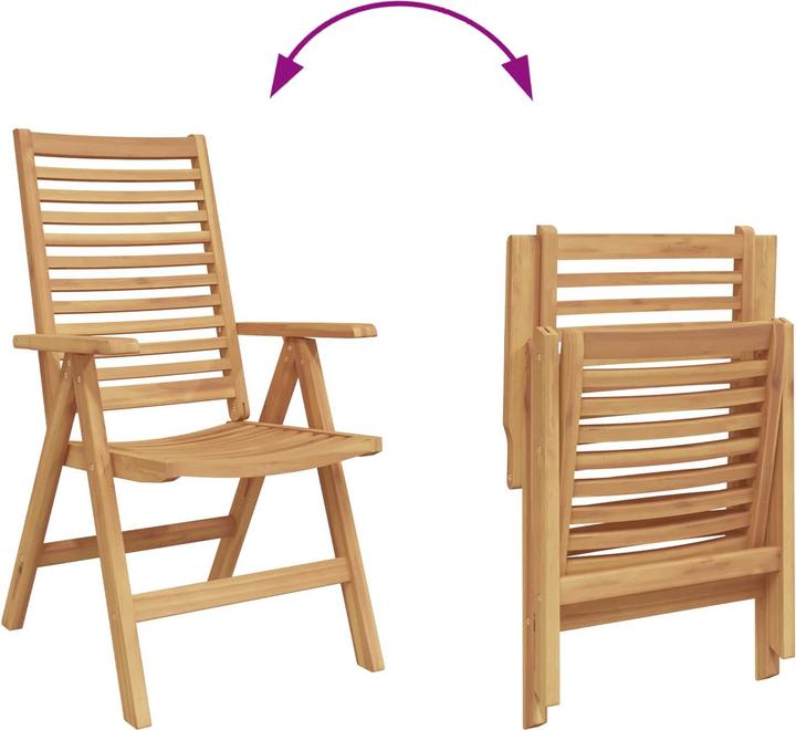 Produktbild vidaXL Outdoor-Liegestuhl